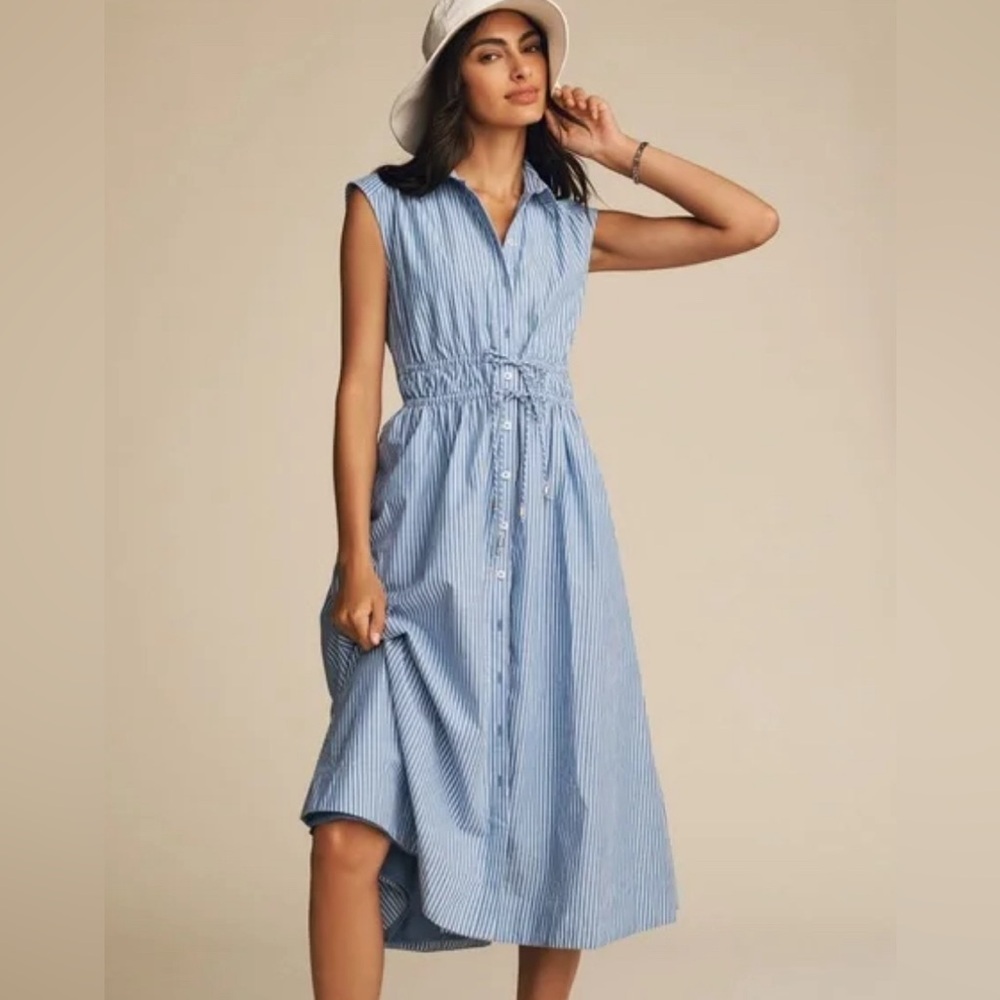 NWT Maeve Sleeveless Shirt Dress